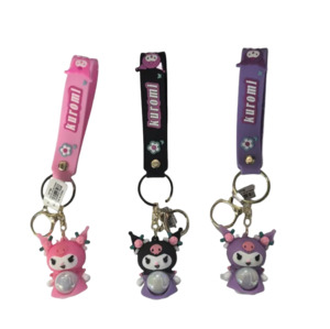 Gifts Under 15 00: NEW CUTE-KEYCHAIN-PENDANT-WITH LIGHT(KUROMI)