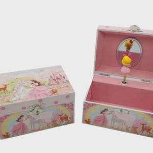 Unicorn Stuff: Musical Jewellery Box-Princess & Unicorn