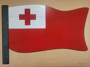 Tongan Flag - Kidz Jigz