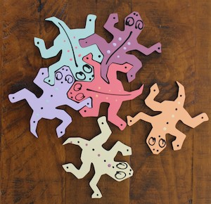 Lizards Pastel colours - Kidz Jigz