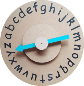 Alphabet Spinning Wheel - Kidz Jigz