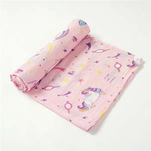 Bamboo & Organic Cotton Muslin Rainbow Dreams