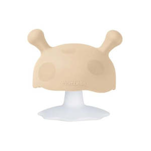 Mombella Mushroom Soothing Teether Beige