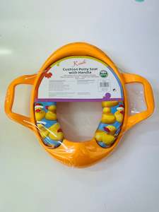 Cushion Potty Seat With Handles yellow