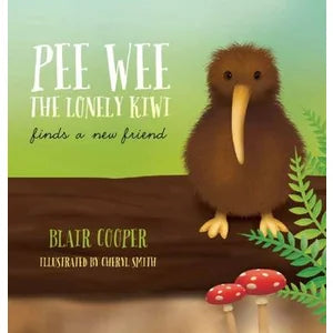 Pee Wee the Lonely Kiwi finds a New Friend