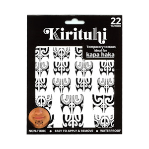 Kirituhi tempory tatttoos for Kapa Haka