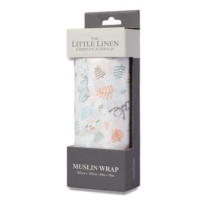 Little Linen Muslin Wrap Safari