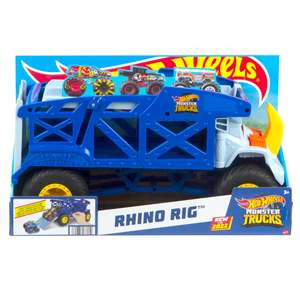 Toddler 1 3 Year Old: Hotwheels Monster Trucks Rhino Rig