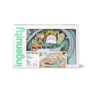 Baby Playmat Ingenuity Calm Springs Plush Activity Gym
