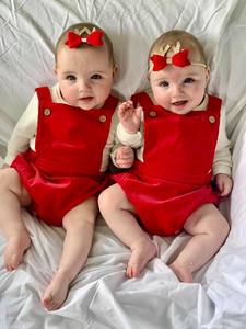 Baby Infant Romper Red