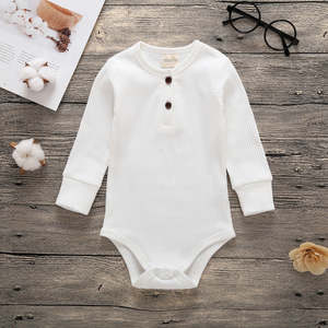 Baby Clothes: Ruffle Ribbed Bodysuit| White