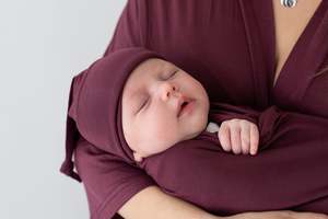 Baby Wraps Amp Swaddle: Bamboo Jersey Swaddle Wrap Wine Red