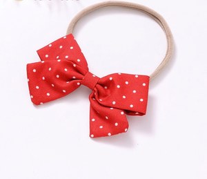 Baby Girls Headbands Bows Polka Dots.