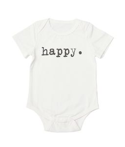 New Collection: Cotton Bodysuit - Happy