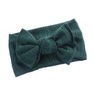 Baby Girl Outfit: Big Christmas Bows Green