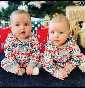 Kids Christmas Pyjamas: Kids Elk Tree Christmas Pyjamas