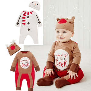 Kids Christmas Outfits: Baby Boy Mummy's Little Deer Outfit