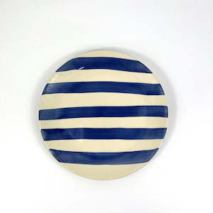 Dinnerware Ceramics: Blue Stripe Side Plate