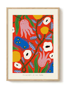 Prints Wall Art: Art Print - A2 - Madelen - Flowers In The Park