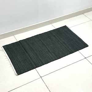 Rugs Mats: Cotton Floor Mat - Plain Forest