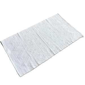 Rugs Mats: Cotton Floor Mat - Medium - White
