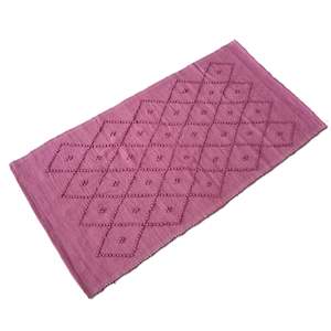 Rugs Mats: Cotton Floor Mat - Medium - Bubblegum