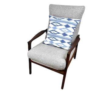 Ikat Cushion - Blue