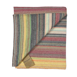 Cotton Throw Blanket | Fina - Rainbow