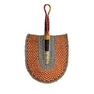 Woven Fans Wall Art: Woven Fan - Sunrise