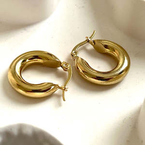Jewellery: Chunky Hoop Earrings
