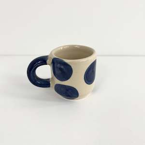 Pottery Ceramics: Espresso Cup - Polkadots