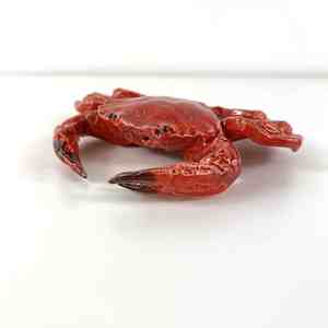 Pottery Ceramics: Ceramic Crab - Red