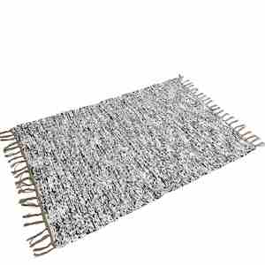 Medium Rugs: Rug - Medium - Black & White Confetti