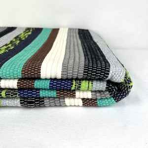 Large Floor Rug - Multicolour Stripe - Rainforest