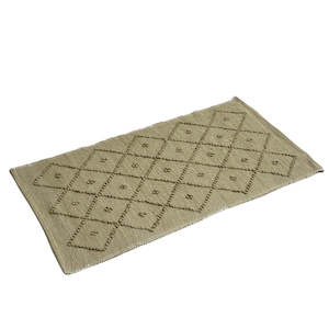 Cotton Floor Mat - Light Olive