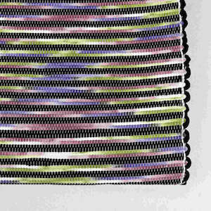 Large Runner - Lilac, Olive & Floral Stripe