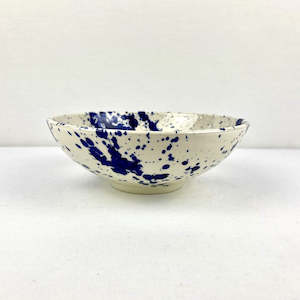 Splatterware: Pasta Bowl - Blue Splash