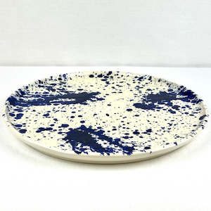 Serving Platter - Blue Splash