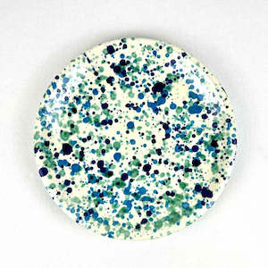 Splatterware: Dinner Plate - Sea Spray