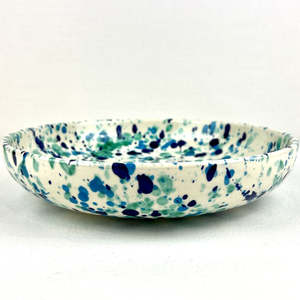 Serving bowl - shallow - Sea Spray