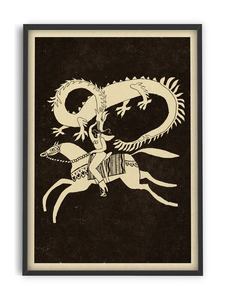 Prints Wall Art: Art Print - A2 - Enikő Eged - Year of the Dragon II