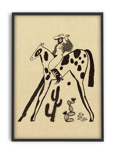 Prints Wall Art: Art Print - Enikő Eged - I Prefer Cowgirls