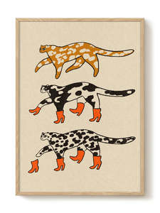 Art Print - A2 - Enikő Eged - Leopard Boots
