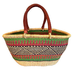 Bags Baskets: Woven Basket - Jumbo - Island