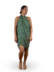 Beach Outdoor: Tiles Sarong - Green