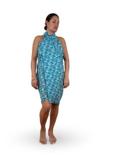 Swan Sarong - Turquoise