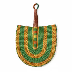 Woven Fan - Palm Tree