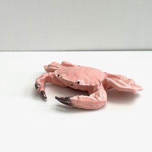 Pottery Ceramics: Ceramic Crab - Pink