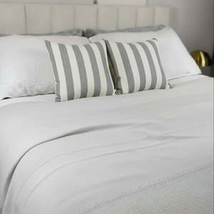 Blankets Throws: Large Cotton Bed Cover - White