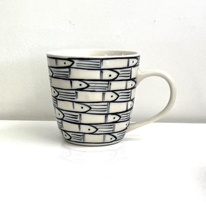 Pottery Ceramics: Coffee Mug - Fishes
